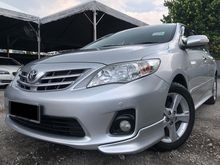 YR MADE 2012 Toyota Corolla Altis 1.8 G Dual VVT-I Full Service TOYOTA TRD Bodykit Lady Owner Car King Condition
