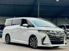 2024 Toyota Alphard 2.5 Z HUD ,MODELLISTA KIT, MODELLISTA FRONT GRILL , MODELLISTA RIM , DUAL MOONROOF, REAR SEAT MONITOR, 360 CAMERA, TOYOTA TEAMMATE