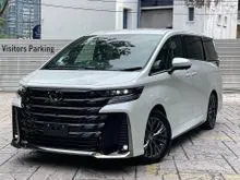 2025 Toyota Vellfire 2.4 Z Premier MPV Low Mileage 6A Grade