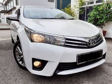 GOOD CONDITION , LEATHER SEAT, ACCIDENT FREE 2014 Toyota Corolla Altis 1.8 E Sedan