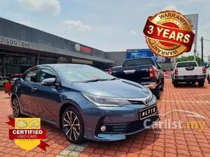 2018 Toyota Corolla Altis 2.0 V Sedan + FREE 3 Years WARRANTY +FREE 3 Years Service by Authorized Toyota Service Centre +TRUSTED DEALER+