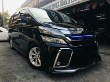 2015 Toyota Vellfire 3.5 ZA G Edition MPV TOYOYA VELLFIRE 3.5 MODELISTA 1 YEAR WTY 2015,Fully modellista body kits,2 power doors,ONE DATIN OWNER