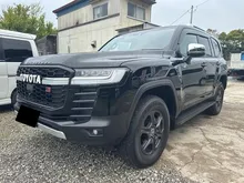 2024 Incoming Stock Toyota Land Cruiser 3.4 J300 GR Sport SUV Black Grade 6A Super Low Mileage [2XXX] km ONLY
