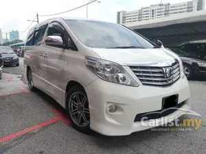 YEAR MADE 2011 Toyota Alphard 2.4 S-PRIME Spec Home Theater Power Boot Surround cameras ((( FREE 2 YEARS WARRANTY )))