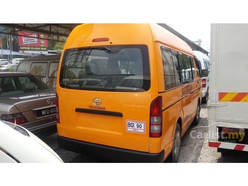 Toyota Hiace 2011 Window 2.7 in Kuala Lumpur Manual Van Orange for 