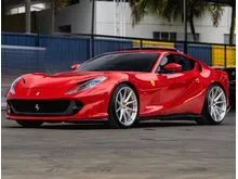 ROCK & ROLL RED PRE OWNED 2020 FERRARI 812 6.5 V12 SUPERFAST BEST VERSION OF ITS BRAND NEW