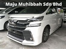 2016 Toyota Vellfire 2.5 ZG PILOT SEATS SUNROOF ORIGINAL MODELISTA BODYKIT UNREG