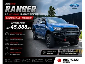 2019 Ford Ranger 2.0 XLT+ High Rider Dual Cab Pickup
