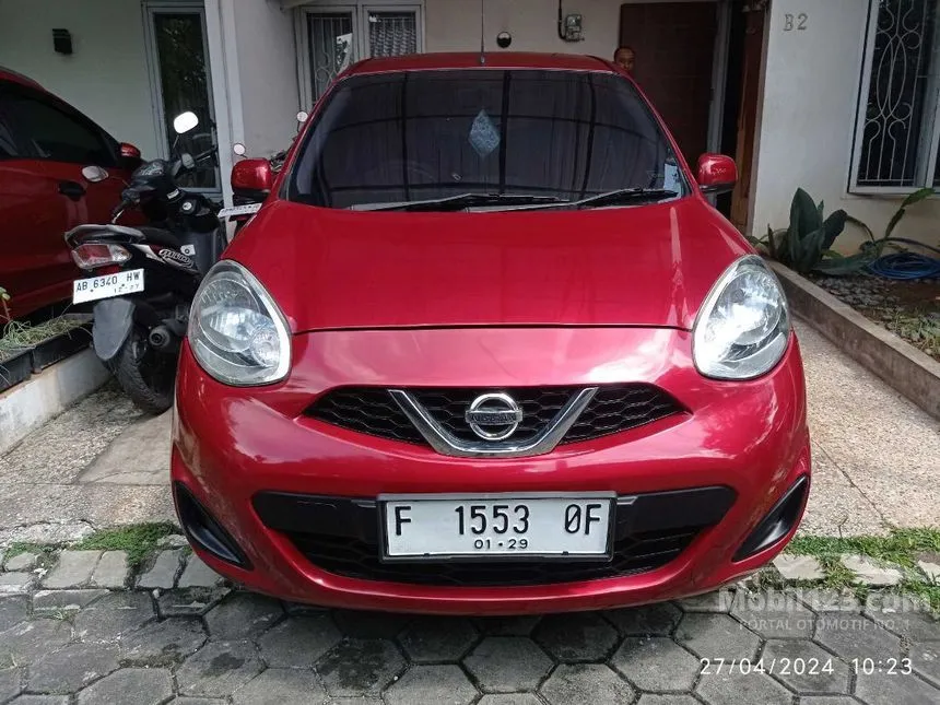 Jual Mobil Nissan March 2018 1.5 di Jawa Barat Manual Hatchback Marun Rp 105.000.000