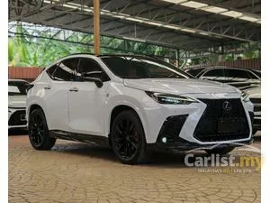 2023 Lexus NX 350 2.4 F Sport TURBO SUV, NX350, GRADE 5A, ORI 35K KM, BSM, HUD, DIM, PANORAMIC ROOF, 360 CAMERA, BLACK & RED INTERIOR, 4 LED HEADLAMP