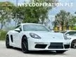 Recon 2019 Porsche 718 2.0 Cayman Coupe Turbo PDK Unregistered 20 Inch Carerra S Wheel Adaptive Cruise Control Sport Exhaust System