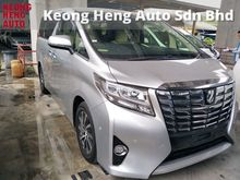 2015 Toyota Alphard 2.5 G SPEC MEMORY 7 SEATS JBL THEATER SYSTEM POWER DOOR POWER BOOT 1 YEAR WARRANTY LOCAL AP