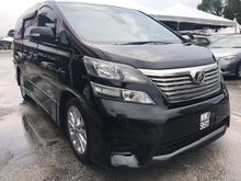 2012 Toyota Vellfire 2.4 Z Platinum MPV ONE HAND OWNER TIP TOP CONDITION HIGH LOAN VALUE CALL NOW GET FAST