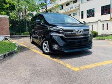 PRICE CAN NEGO!!! 8 SEATER , 2 POWER DOOR , UNREGISTER!!! Toyota Vellfire 2.5 MPV , NEW STOCK!!!