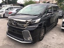 2016 Toyota VELLFIRE 2.5 ZG MODELISTA KIT & SUNROOF ( 1 YEAR WARRANTY )