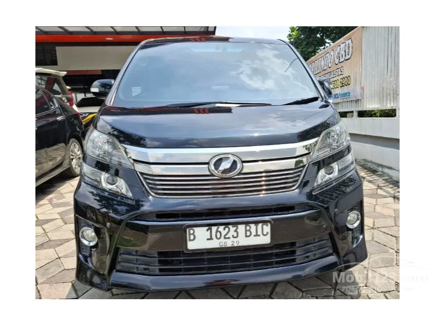 Jual Mobil Toyota Vellfire 2014 ZG 2.4 di Jawa Barat Automatic MPV Hitam Rp 285.000.000