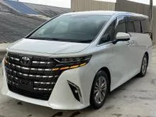 2025 Toyota Alphard 2.5 Z-Spec MPV(Unregistered)JBL/Rear Entertainment/Side Step/Sunroof/DIM/BSM/Low Mileage