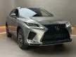 Recon ( READY STOCK) 2019 Lexus RX300 2.0 F Sport, UNREGISTERED + READY STOCK + PANORAMIC SUNROOF + BLACK LEATHER + 360 SURROUND CAMERA + SIBEH LOW MILEAGE