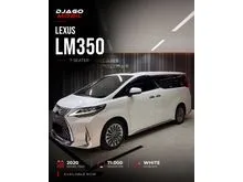 2020 Lexus LM 350 3.5 7 Seater MPV White on Black Putih LM350