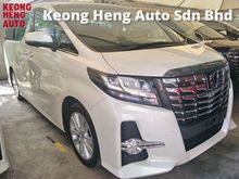 2015 Toyota Alphard 2.5 SA SUNROOF MOONROOF PRE CRASH STOP SYSTEM AUTO CRUISE 360 SURROUND CAMERA POWER BOOT 2 POWER DOOR 7 SEATER FREE WARRANTY