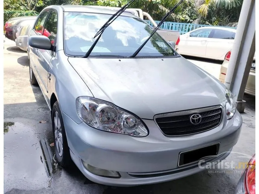 Altis 2004 Used 2004 Toyota Corolla Altis 1.6 E Sedan On The Road - Carlist.my