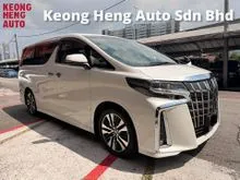 2021/2024 Toyota Alphard 2.5 G S C Package MPV *DIM *BSM *Roof Monitor *Pilot Seat *Full Leather Seat *2 Years Warranty