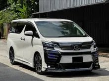 2015 Toyota Vellfire 2.5 ZG MPV JBL One MALAY OWNER