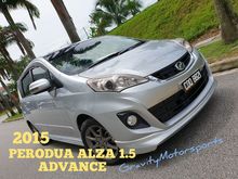 2015 Perodua Alza 1.5 Advance LOW MILEAGE