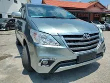 2014 Toyota Innova 2.0 G (Metallic) MPV, ACC FREE,NEW PAINT,