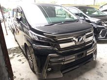 2016 Toyota Vellfire 2.5 ZG ROOF TV COVER LEATHER UNREG16