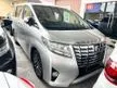 Used 2016 Toyota Alphard 3.5 MPV*TIP TOP CONDITION*FREE WARRANTY*