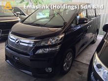 2013 Toyota Vellfire 2.4 V NO GST NO SST Unregister