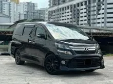 2013 Toyota Vellfire 2.4 Z Golden Eyes MPV AT FREE WARRANTY + TINTED + SERVICE + FULL TANK / Dual Power Door /Smooth & Reliable PREMIUM MPV CAR KING