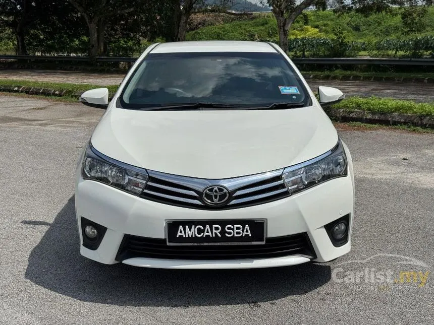 2014 Toyota Corolla Altis E Sedan