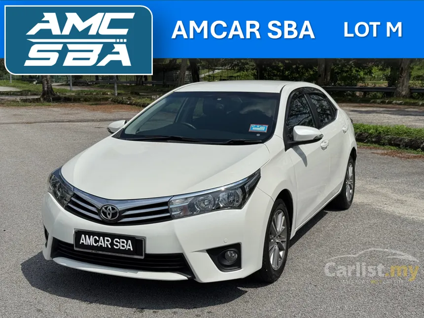 2014 Toyota Corolla Altis E Sedan