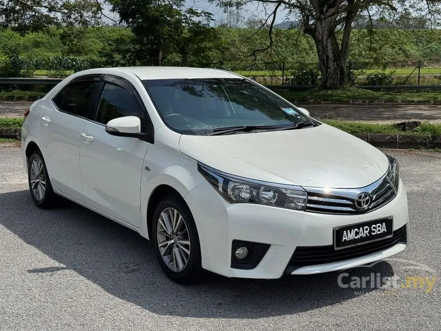 2014 Toyota Corolla Altis E Sedan