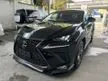 Recon 2020 Lexus NX300 2.0 F Sport Sport Exhaust Red Leather Full Spec