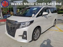 2017 Toyota Alphard 2.5 G SA MPV Type Black Unregister 2 Year Warranty