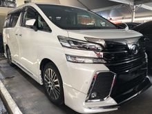 2017 Toyota Vellfire 2.5 ZG Sunroof Precrash MPV Modelista