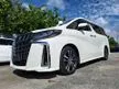 Recon EASYLoan ALPHARD 2.5SC WITH R/MONITOR 2019 UNREG free 7YR CAR WARRANTY+CAR MAJOR SERVICE+NEW BATTERY+TAYAR+TINT+FULL TANK+HIGH TRADE IN+POLISH WAX