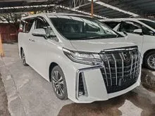 [4.5B] 2022 TOYOTA ALPHARD 2.5 SC 3BA-F/L PACKAGE MPV 7-SEATER SUNROOF ROOF MONITOR 3-LED EYES (A) UNREG