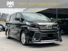 2015/2018 MODELLISTA BODYKITS MILEAGE 76K ANDROID PLAYER ROOF MONITOR 2015 Toyota Vellfire 2.5 ZA MPV