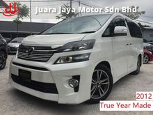 2012 Toyota Vellfire 2.4 Z Platinum MPV
