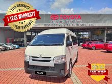 2015 Toyota Hiace 2.5 Window Van (MT) + LOW MILEAGE + FREE 1 YEAR WARRANTY + FREE 1 YEAR SERVICE BY AUTHORIZED TOYOTA DEALER