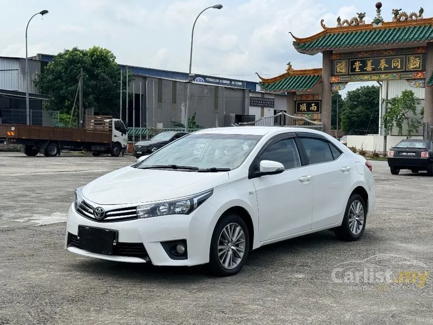 2014 Toyota Corolla Altis E Sedan