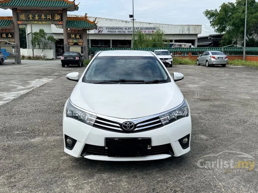 2014 Toyota Corolla Altis E Sedan