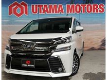 0%GST (SAVE 90K) 2017 Toyota Vellfire 2.5 ZG (JBL,SUNROOF)