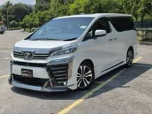 2018 Toyota Vellfire 2.5 ZG MPV FACELIFT FULL SPEC