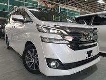 2016 Toyota Vellfire 2.5 MPV MEMORY SEAT ALPLINE SET 7 SEATER & COOLBOX