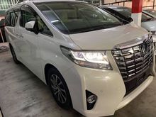 2017 Toyota Alphard 2.5 G SA Pre-Crash Sunroof 5 Years Warranty Original Mileage